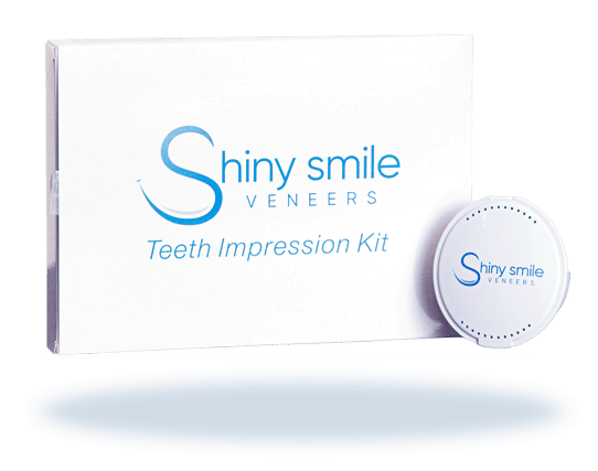 Shiny Smile Veneers have similar packaging to TruSmile Veneers.